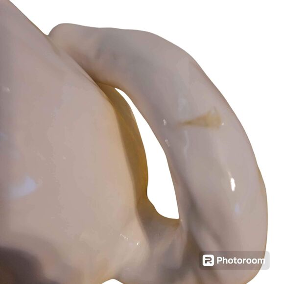 Vintage Andrea by Sadek 12" White Cat Green Eyes Japan Read Description - Picture 6 of 8